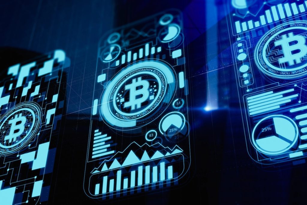 cryptocurrency concept image