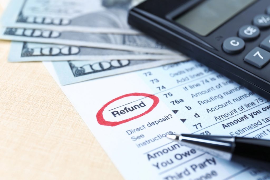 Tax refund