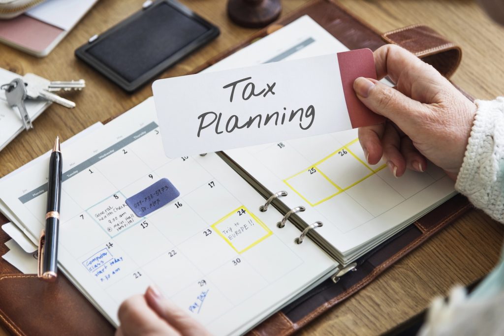 tax planning with calendar